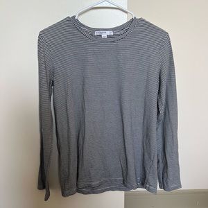 Anthropologie Stateside Medium Petite Striped Long Sleeve Shirt